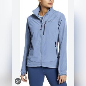 Womens Eddie Bauer Sandstone Backbone Jacket Blue Size Tall Large